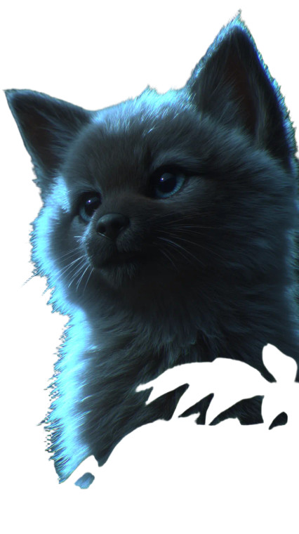 Glowing Forest Creature V2 Vinyl Car Decal Sticker – Waterproof & UV-Resistant 