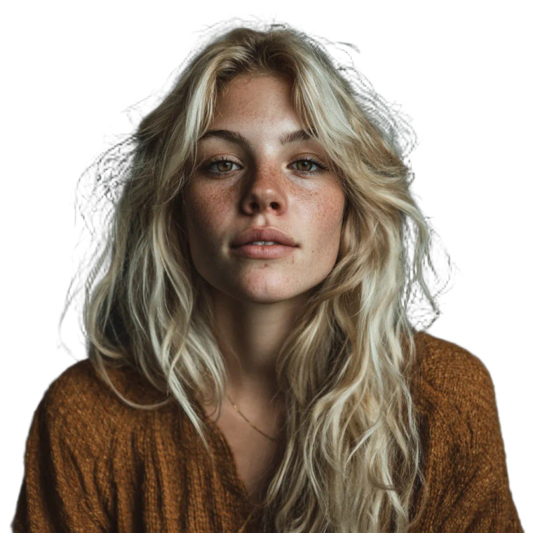 Beautiful Blonde Woman V13 Vinyl Car Decal Sticker – Waterproof & UV-Resistant 