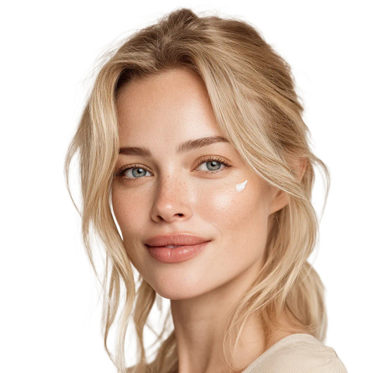 Blonde Girl Cream V2 Vinyl Car Decal Sticker – Waterproof & UV-Resistant 