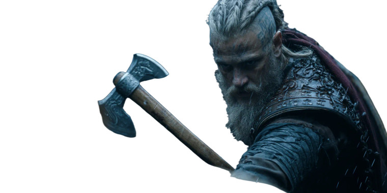 Viking Battle Strike Vinyl Car Decal Sticker – Waterproof & UV-Resistant 