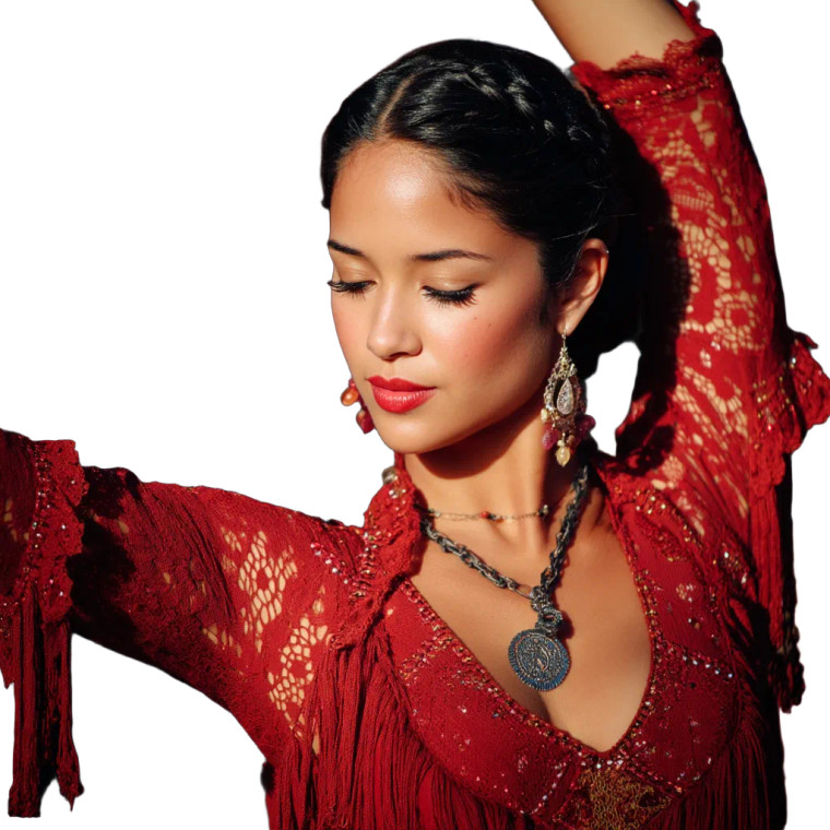 Dancing Latina Vinyl Car Decal Sticker – Waterproof & UV-Resistant 