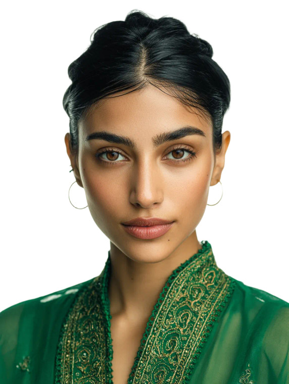 Pakistani Fashion Model Vinyl Car Decal Sticker – Waterproof & UV-Resistant 