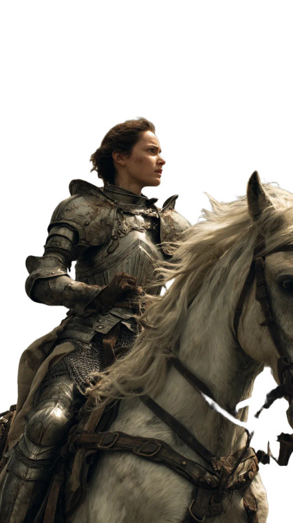 Joan Of Arc V12 Vinyl Car Decal Sticker – Waterproof & UV-Resistant 