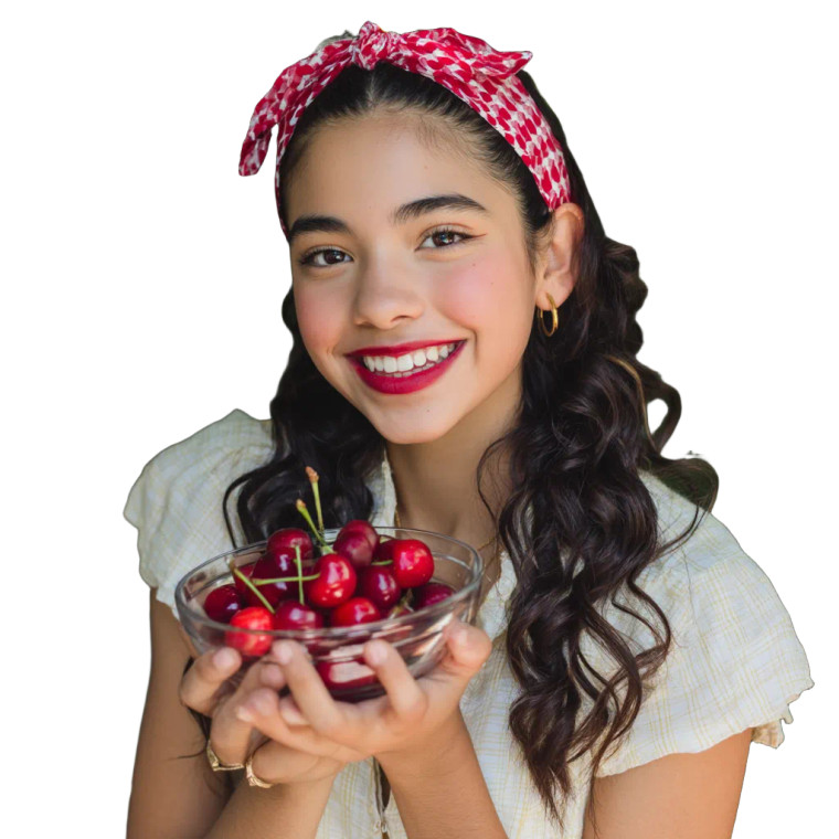 Smiling Latina Tween Vinyl Car Decal Sticker – Waterproof & UV-Resistant 