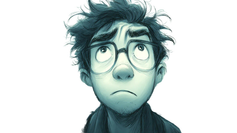 Exasperated College Student Vinyl Car Decal Sticker – Waterproof & UV-Resistant 