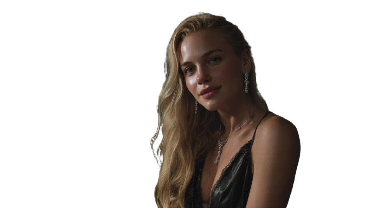 Blonde In Moonlight Vinyl Car Decal Sticker – Waterproof & UV-Resistant 