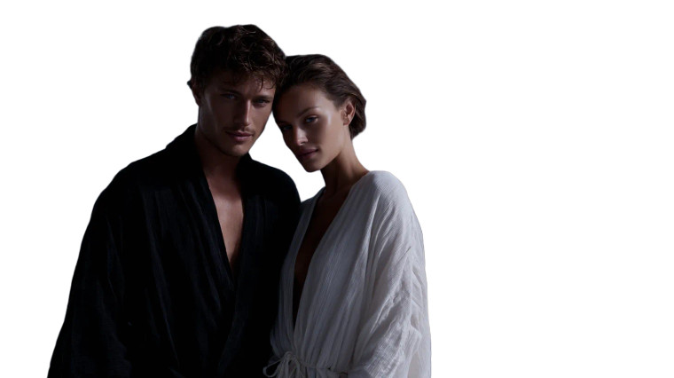 Celestial Couple Portrait Vinyl Car Decal Sticker – Waterproof & UV-Resistant 