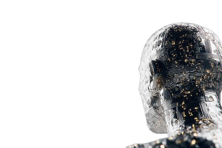 Digital Humanoid Ai Vinyl Car Decal Sticker – Waterproof & UV-Resistant 