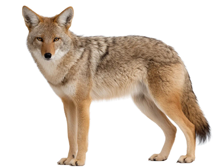 European Golden Jackal Vinyl Car Decal Sticker – Waterproof & UV-Resistant 