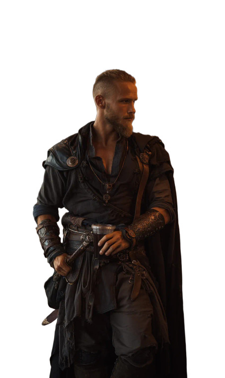 Viking Man Vinyl Car Decal Sticker – Waterproof & UV-Resistant 