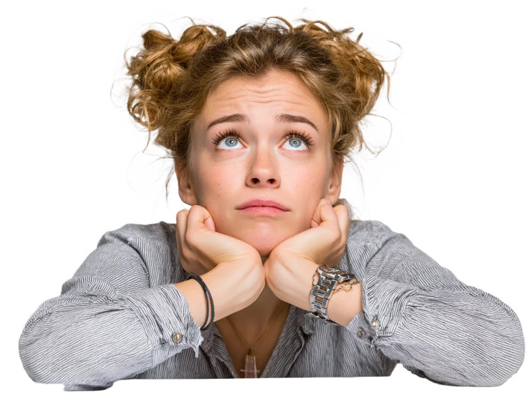 Troubled Employee Vinyl Car Decal Sticker – Waterproof & UV-Resistant 