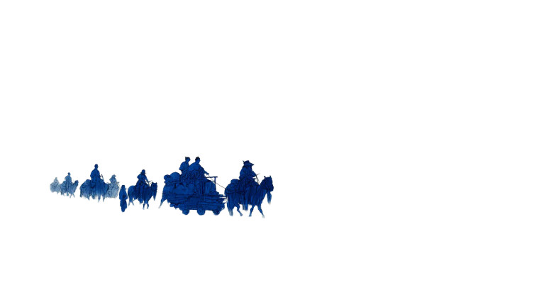 Ancient Merchant Caravan Vinyl Car Decal Sticker – Waterproof & UV-Resistant 