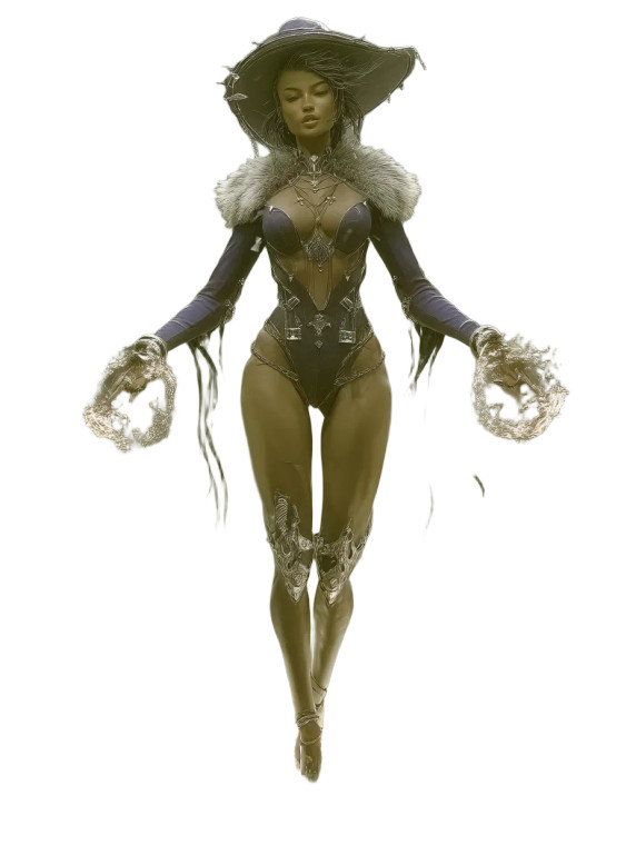 Mysterious Witch V2 Vinyl Car Decal Sticker – Waterproof & UV-Resistant 