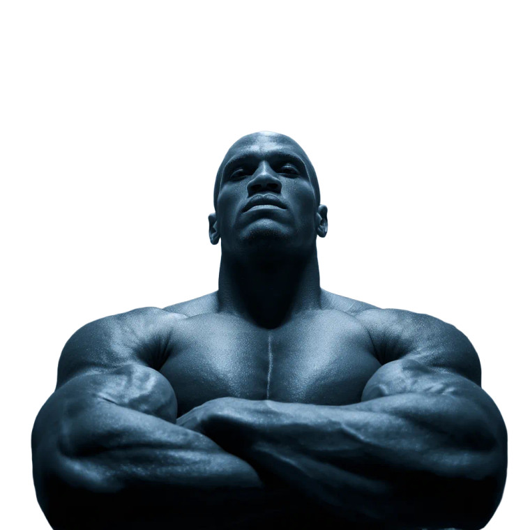 Muscular Mauritanian Bodybuilder Vinyl Car Decal Sticker – Waterproof & UV-Resistant 