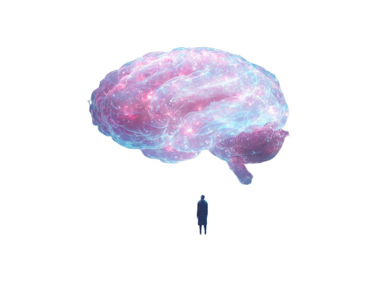 Glowing Ai Brain V3 Vinyl Car Decal Sticker – Waterproof & UV-Resistant 