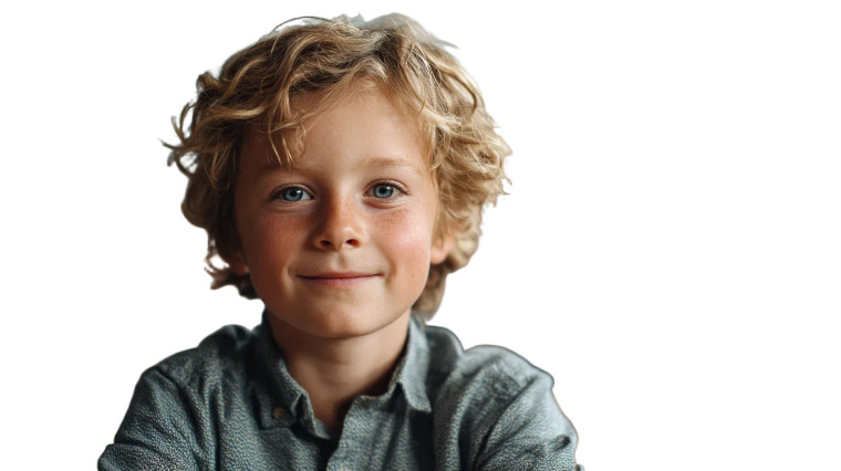 Smiling School Boy V2 Vinyl Car Decal Sticker – Waterproof & UV-Resistant 