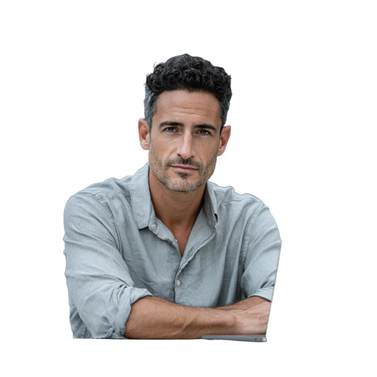 Confident Businessman V21 Vinyl Car Decal Sticker – Waterproof & UV-Resistant 