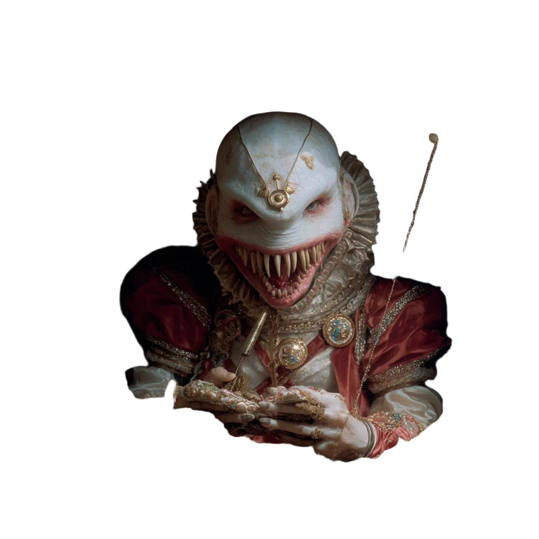 Vampire Harlequin Sarlacc Vinyl Car Decal Sticker – Waterproof & UV-Resistant 