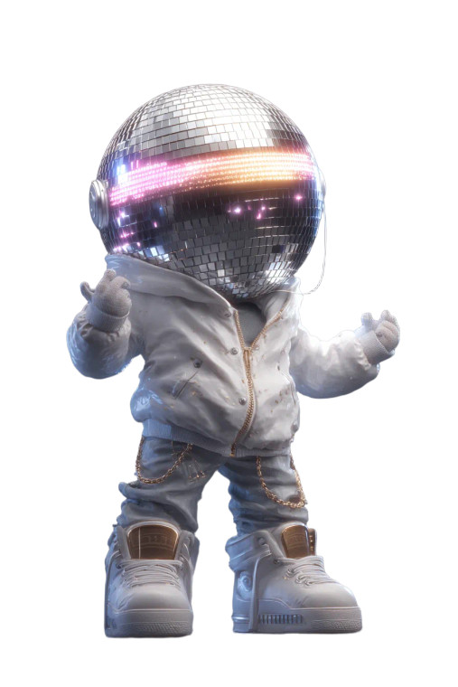 Disco Ball Dj Vinyl Car Decal Sticker – Waterproof & UV-Resistant 