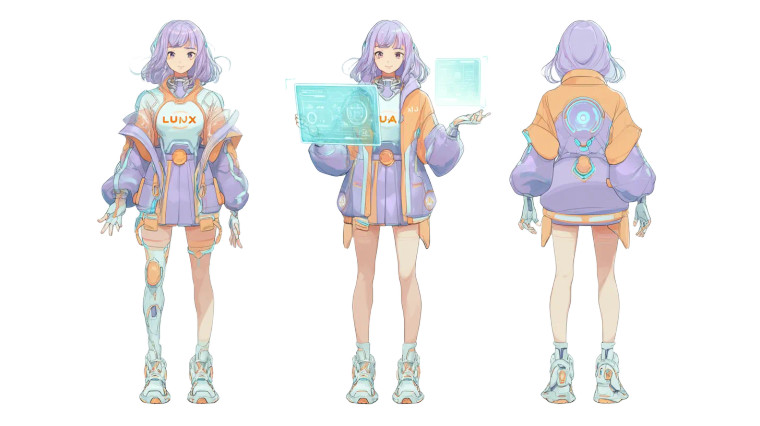 Lux Ai Tutor Vinyl Car Decal Sticker – Waterproof & UV-Resistant 