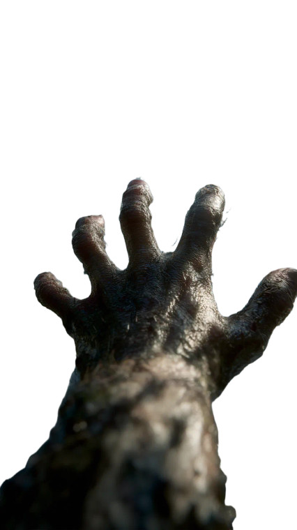 Giant'S Hand Reaching Vinyl Car Decal Sticker – Waterproof & UV-Resistant 