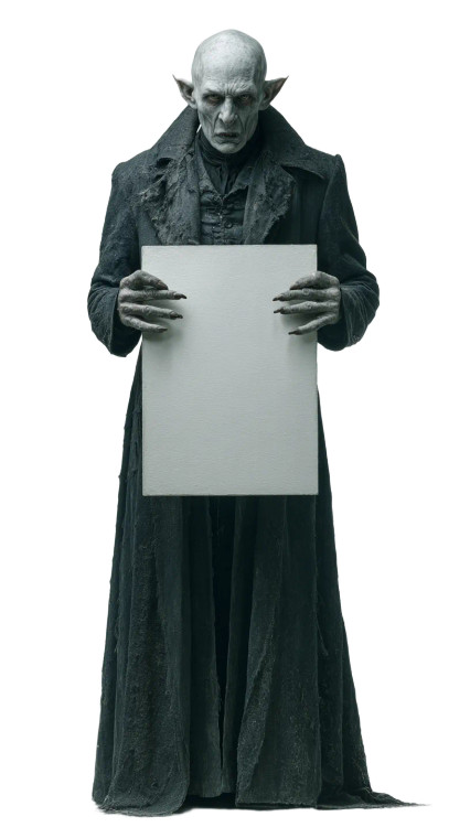 Gothic Vampire Portrait V9 Vinyl Car Decal Sticker – Waterproof & UV-Resistant 