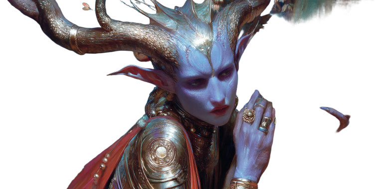 Fantasy Dryad Art Vinyl Car Decal Sticker – Waterproof & UV-Resistant 