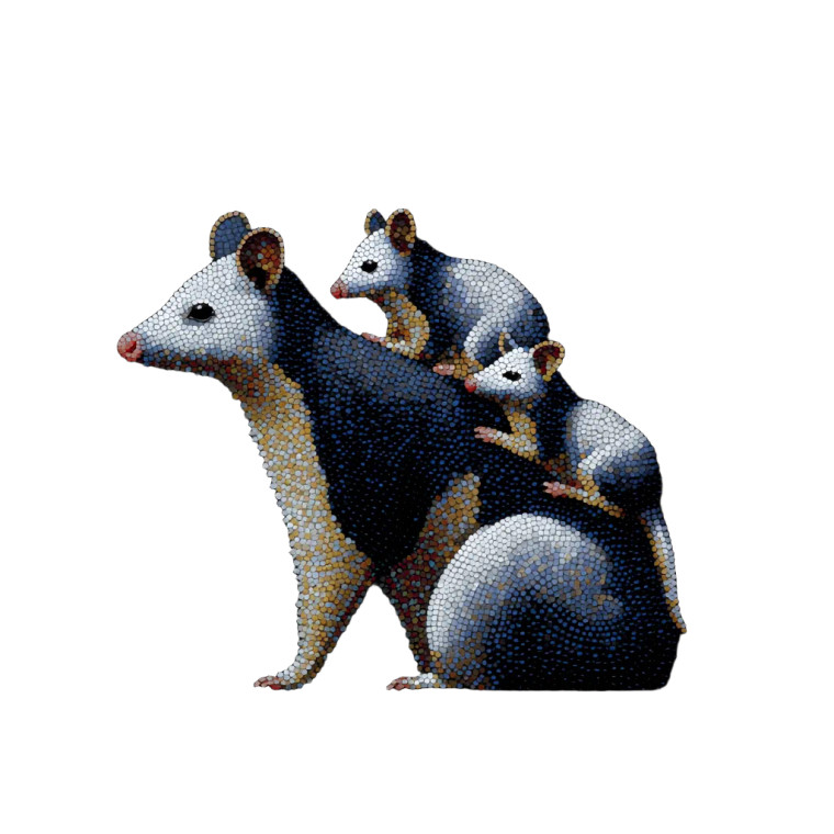 Possum Superhero Mom Vinyl Car Decal Sticker – Waterproof & UV-Resistant 