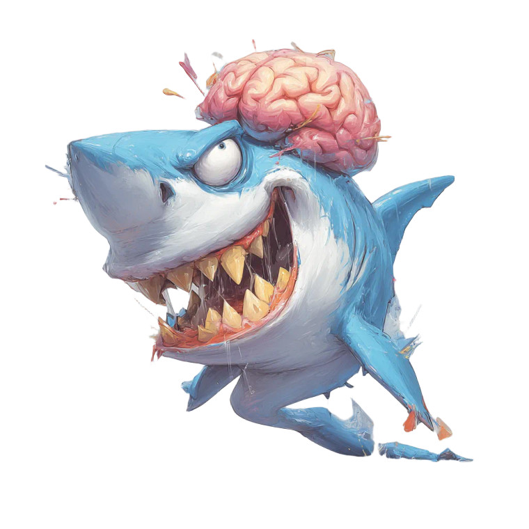 Graffiti Shark V2 Vinyl Car Decal Sticker – Waterproof & UV-Resistant 