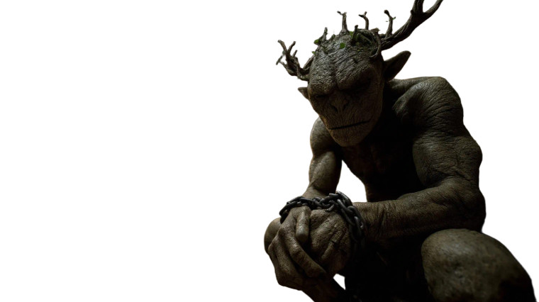 Shackled Forest Creature Vinyl Car Decal Sticker – Waterproof & UV-Resistant 