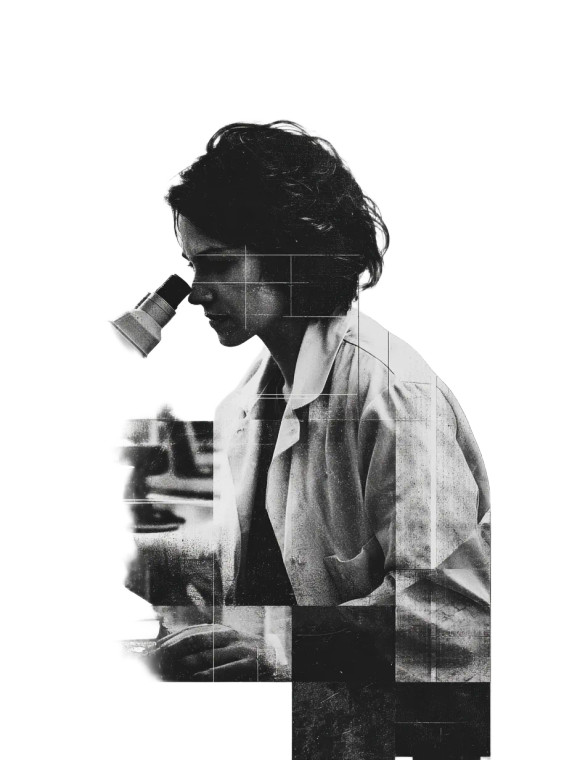 Lab Researcher Vinyl Car Decal Sticker – Waterproof & UV-Resistant 