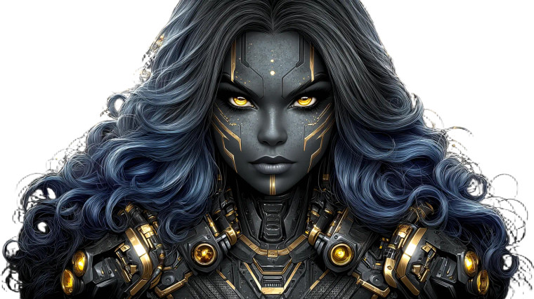 Korean Woman Logo Vinyl Car Decal Sticker – Waterproof & UV-Resistant 