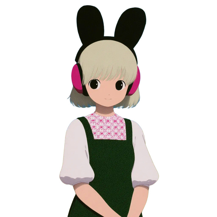 Anime Bunny Girl V10 Vinyl Car Decal Sticker – Waterproof & UV-Resistant 