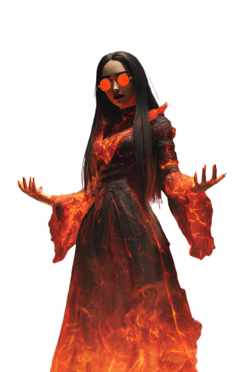 Burning Warrior Vinyl Car Decal Sticker – Waterproof & UV-Resistant 