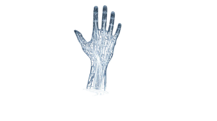 Holographic Hand Vinyl Car Decal Sticker – Waterproof & UV-Resistant 