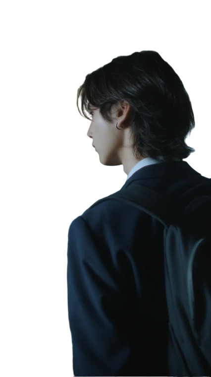 Korean Student Scene Vinyl Car Decal Sticker – Waterproof & UV-Resistant 