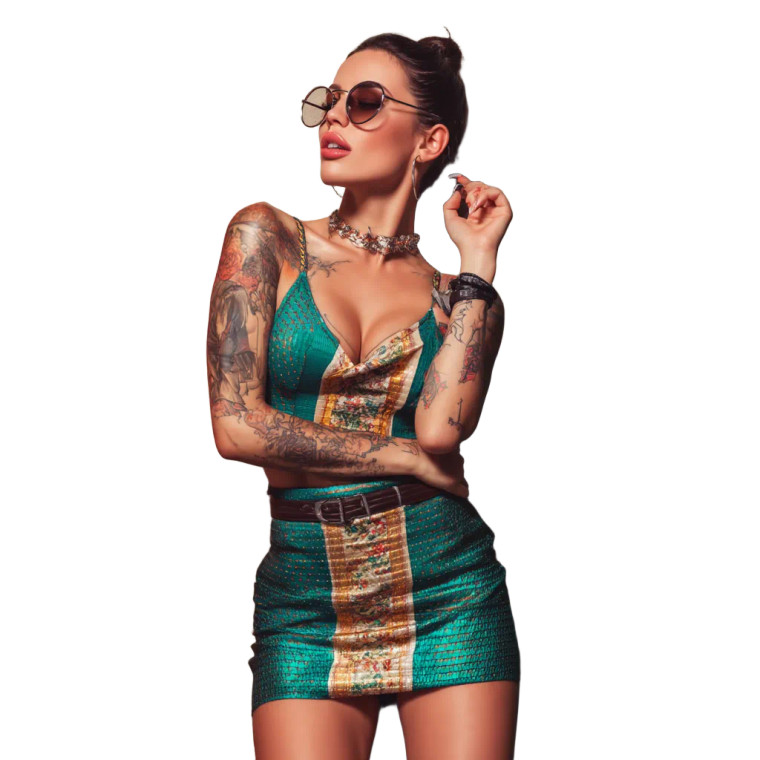 Latina Super Model Vinyl Car Decal Sticker – Waterproof & UV-Resistant 