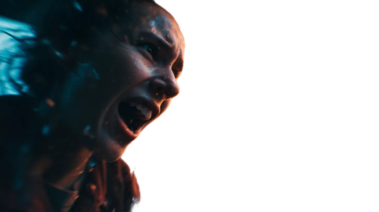 Cinematic Terror Scene Vinyl Car Decal Sticker – Waterproof & UV-Resistant 