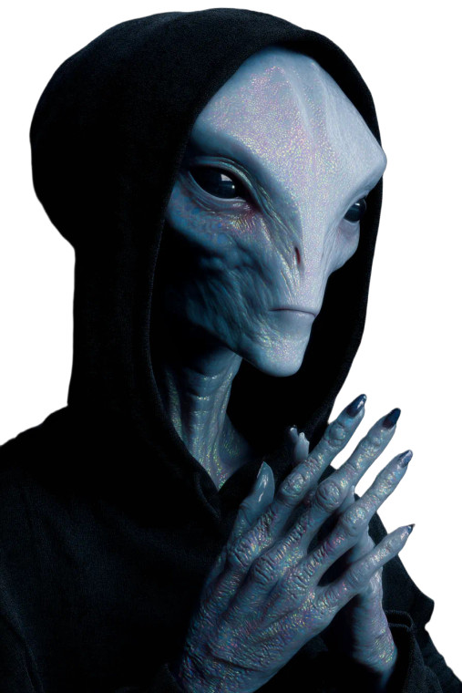 Rainbow-Scaled Alien Vinyl Car Decal Sticker – Waterproof & UV-Resistant 
