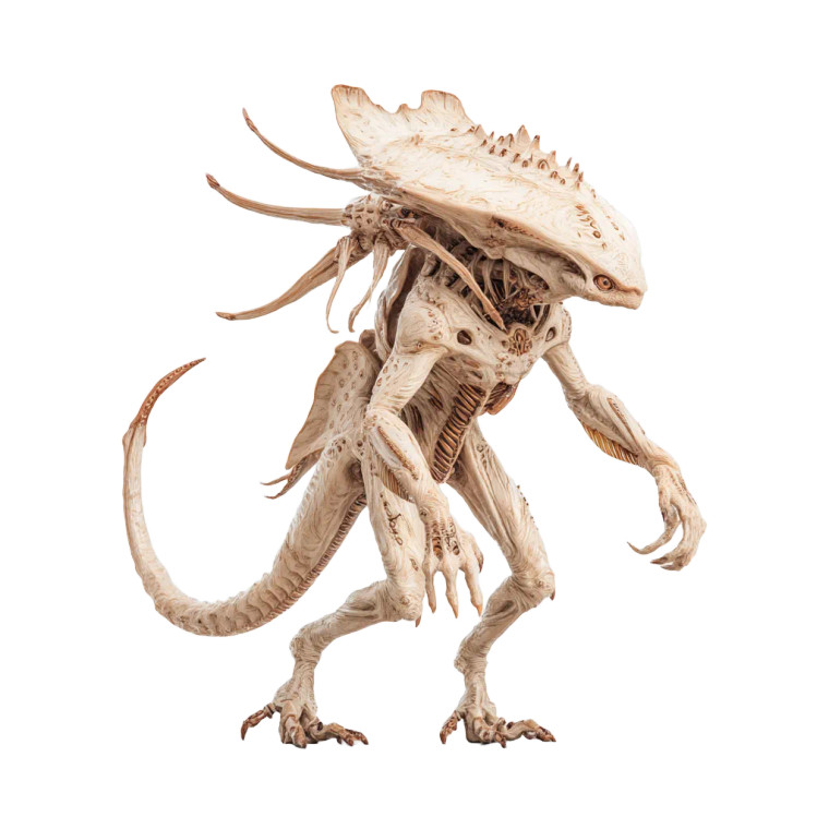 Alien Creature V7 Vinyl Car Decal Sticker – Waterproof & UV-Resistant 