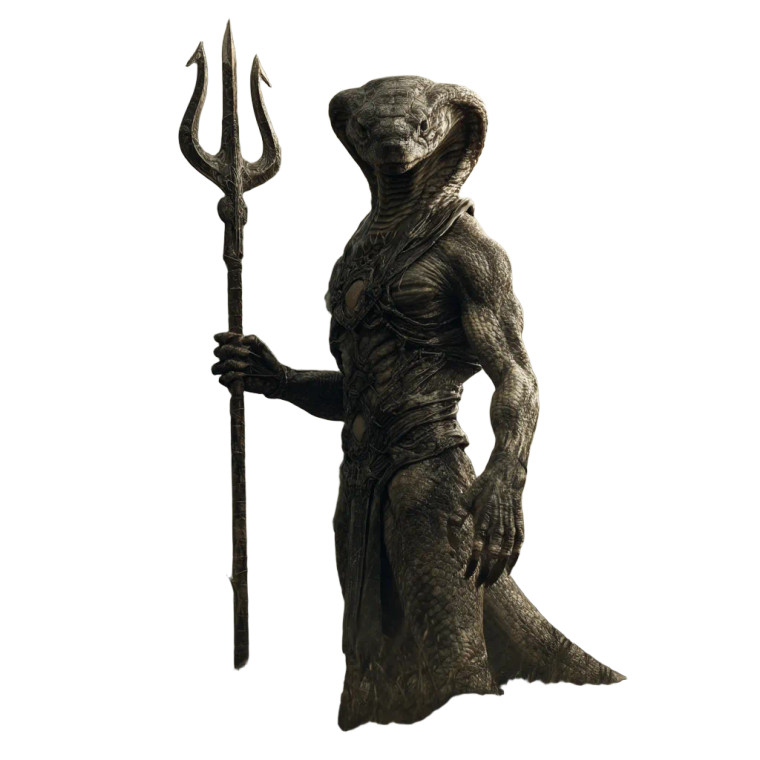 Snakemutant With Trident Vinyl Car Decal Sticker – Waterproof & UV-Resistant 