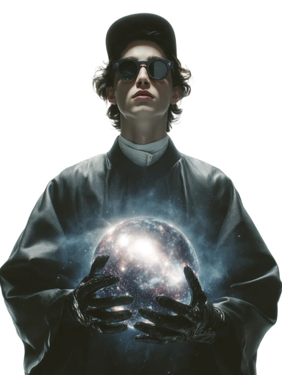 Cosmic Wizard Fashion Vinyl Car Decal Sticker – Waterproof & UV-Resistant 