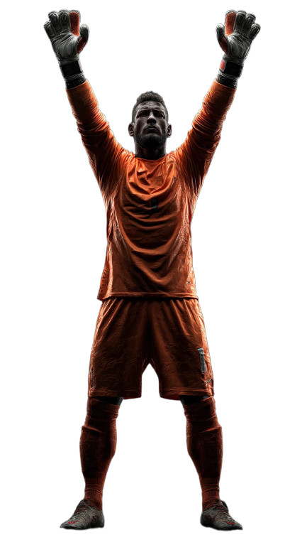 Ultra-Realistic Goalkeeper Vinyl Car Decal Sticker – Waterproof & UV-Resistant 