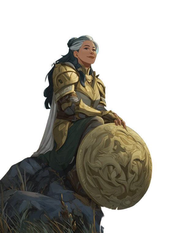 Armored Warrior Woman V7 Vinyl Car Decal Sticker – Waterproof & UV-Resistant 