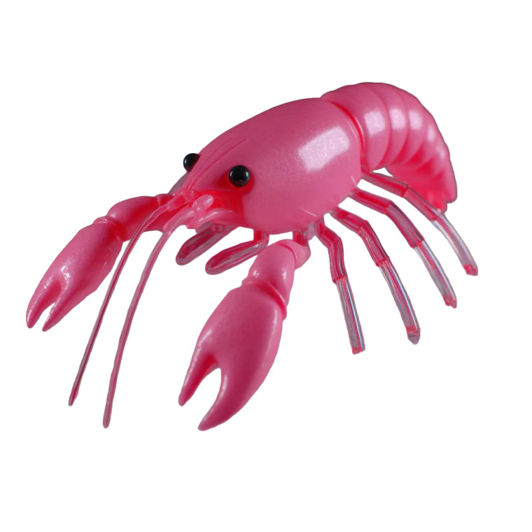 Stylized Pink Lobster Vinyl Car Decal Sticker – Waterproof & UV-Resistant 