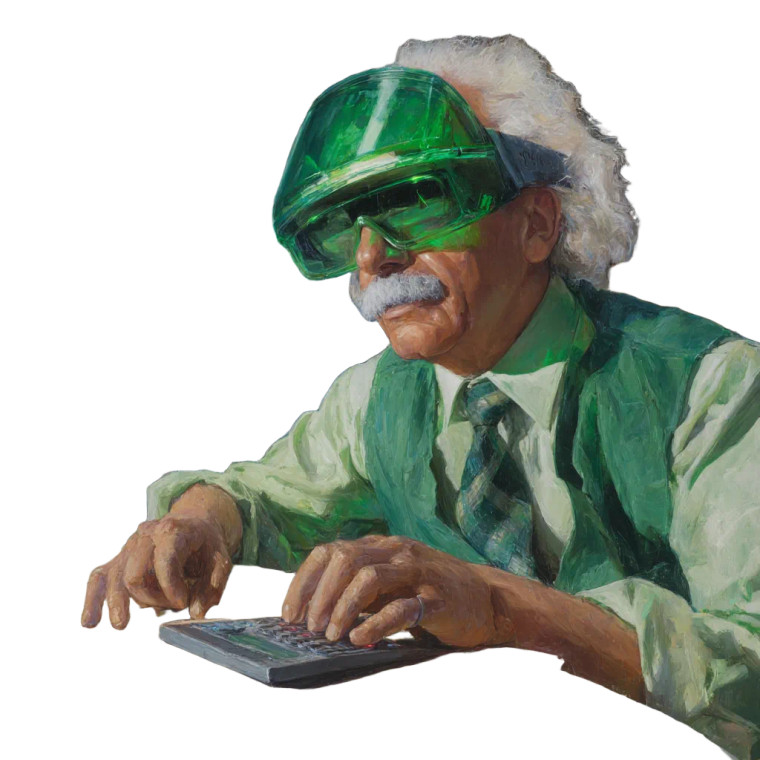 Einstein Accountant Vinyl Car Decal Sticker – Waterproof & UV-Resistant 