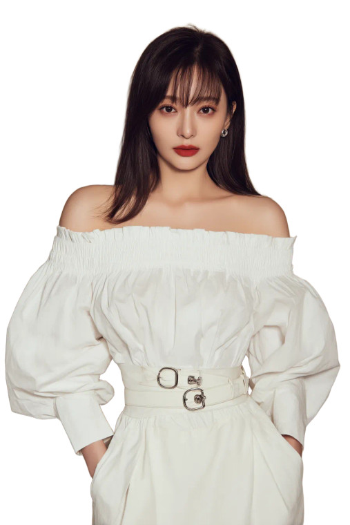 Elegant Actress Pose Vinyl Car Decal Sticker – Waterproof & UV-Resistant 