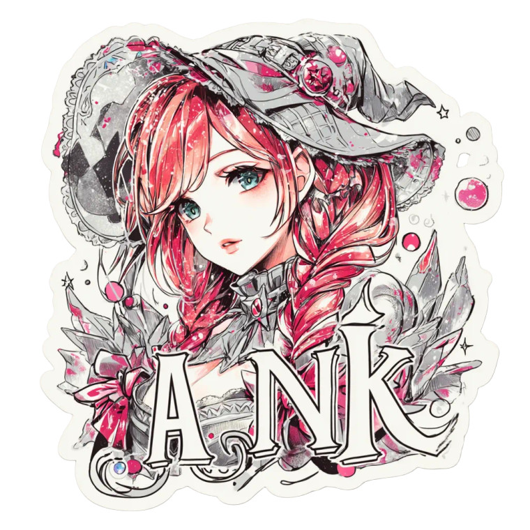 Anime Witch Sticker Vinyl Car Decal Sticker – Waterproof & UV-Resistant 