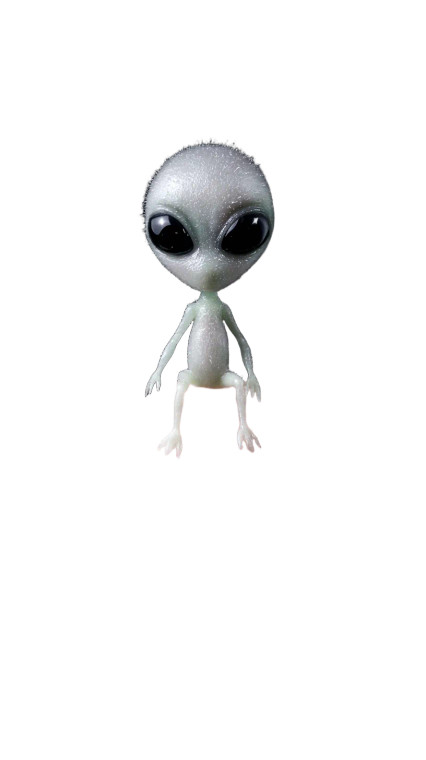 Baby Alien Finger V2 Vinyl Car Decal Sticker – Waterproof & UV-Resistant 