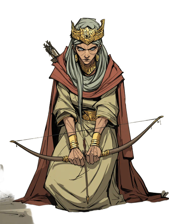 Egyptian Archer Vinyl Car Decal Sticker – Waterproof & UV-Resistant 